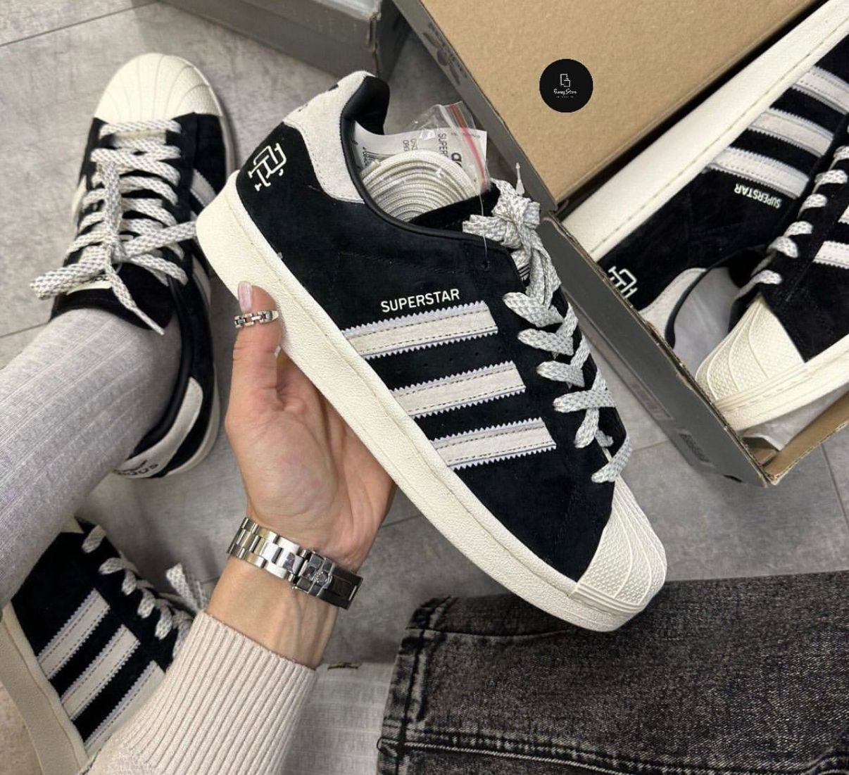 ADIDAS ORIGINALS SUPERSTAR SUEDE REGIN CHAMP